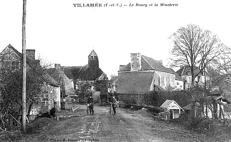 Ville de Villame (Bretagne).