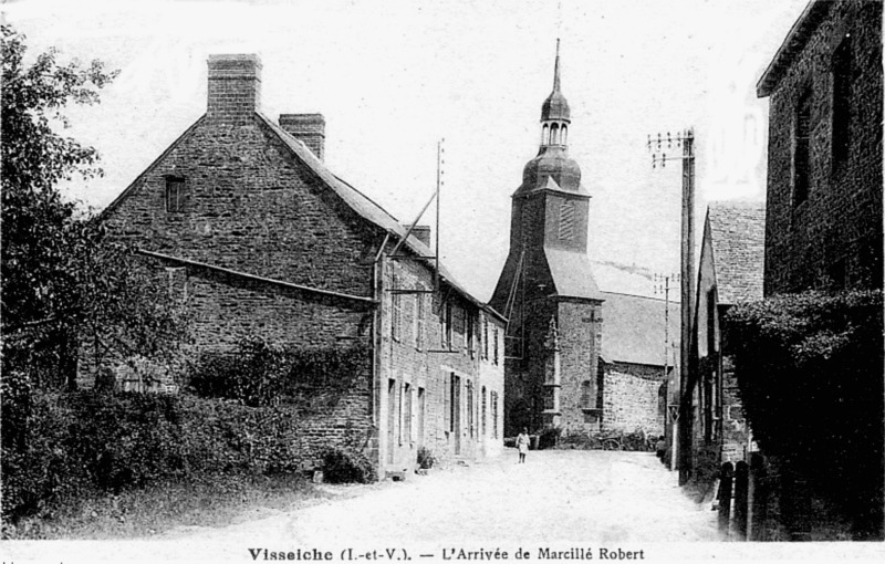 Ville de Visseiche (Bretagne).