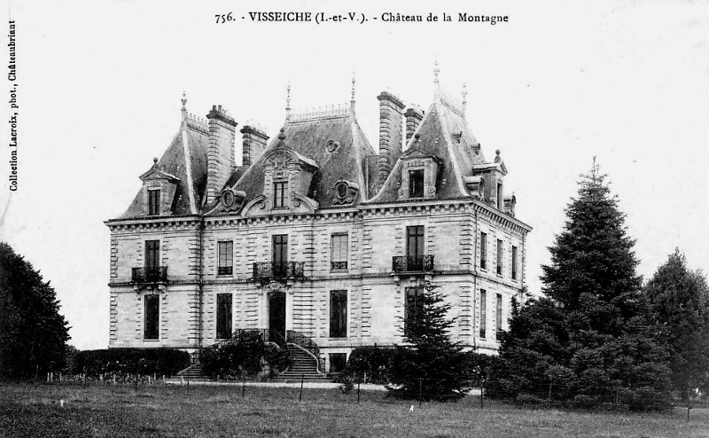 Château de la Montagne à Visseiche (Bretagne).