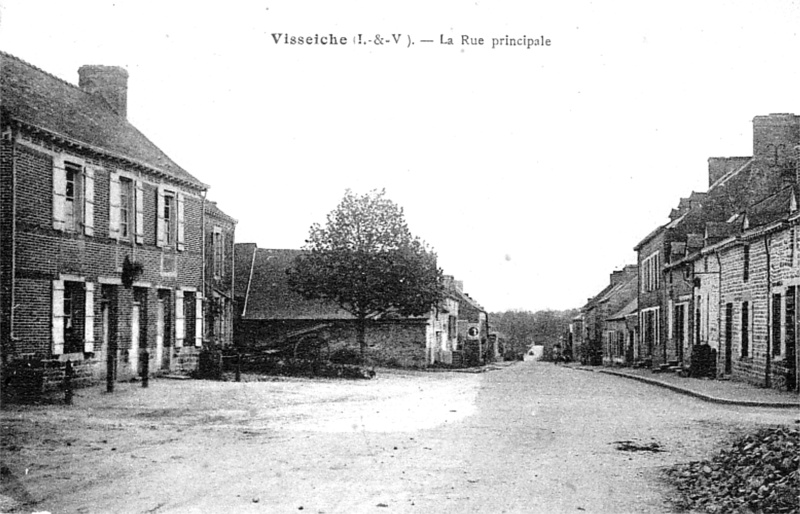 Ville de Visseiche (Bretagne).