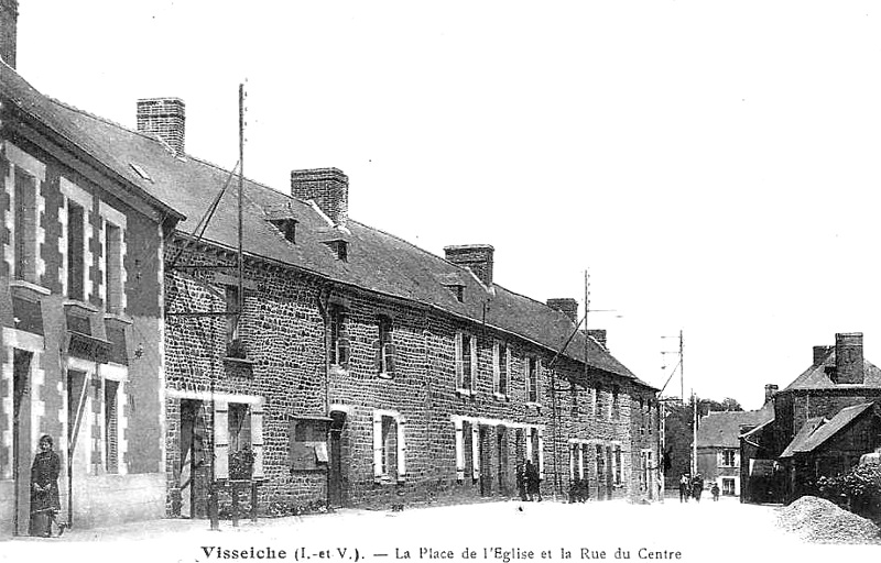 Ville de Visseiche (Bretagne).