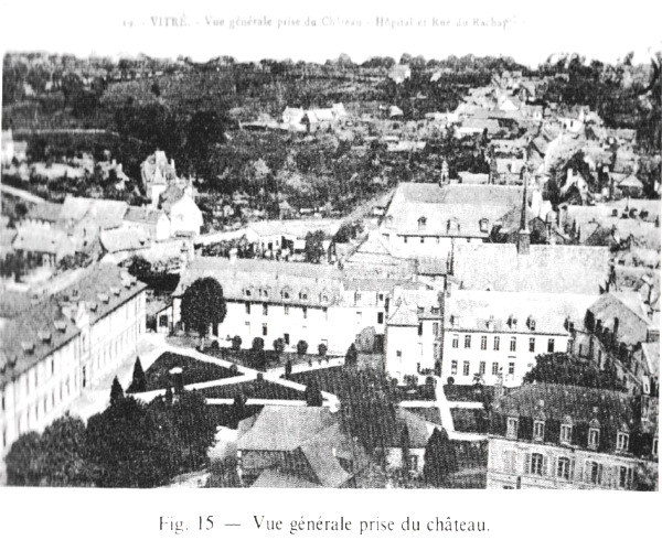 Vitré (Bretagne) : L'hôpital Saint-Nicolas.