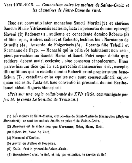 Vitr (Bretagne) : les paroisses de Vitr