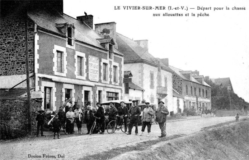 Ville du Vivier-sur-Mer (Bretagne).