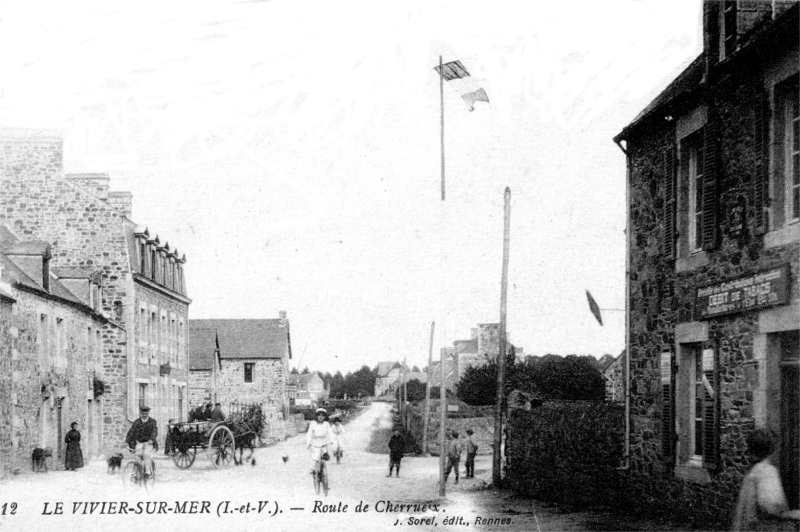 Ville du Vivier-sur-Mer (Bretagne).