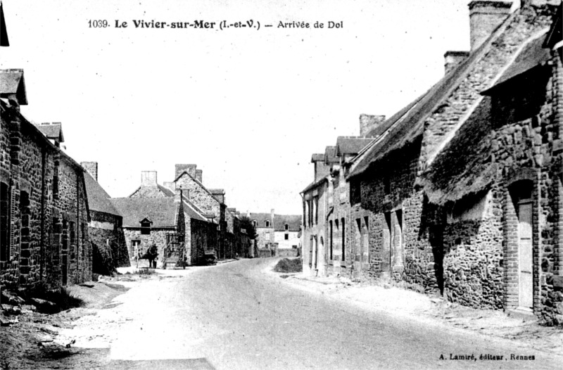 Ville du Vivier-sur-Mer (Bretagne).