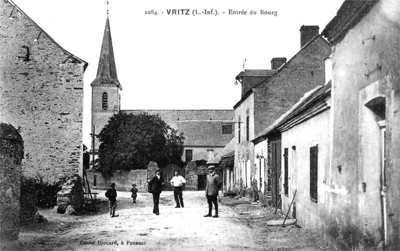 Ville de Vritz (anciennement en Bretagne).