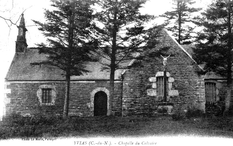 Chapelle du Calvaire d'Yvias (Bretagne).