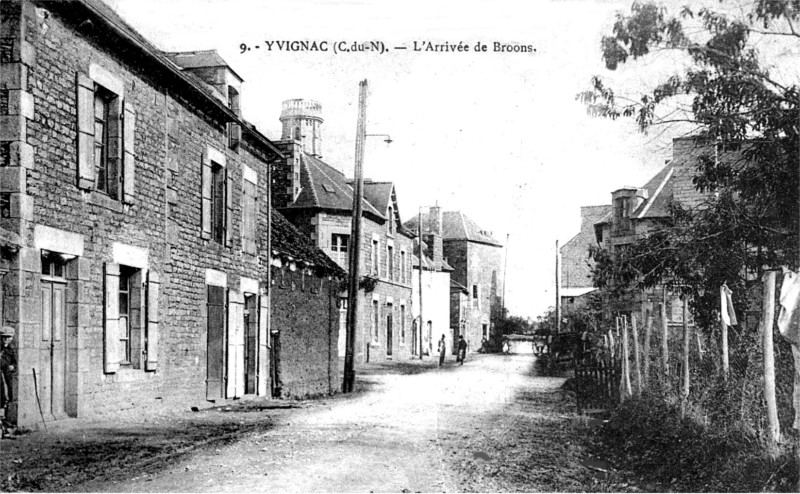 Ville d'Yvignac (Bretagne).