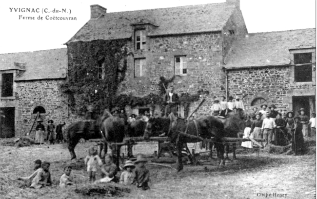 Ville d'Yvignac (Bretagne) : Cotcouvran.