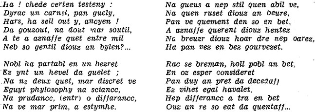Littérature bretonne : Buhez Mabden (partie 2).